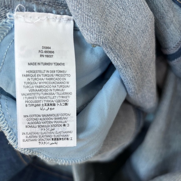 Biden Blue Hotch Denim Midi Dress Size 4P NWT - Picture 6 of 7